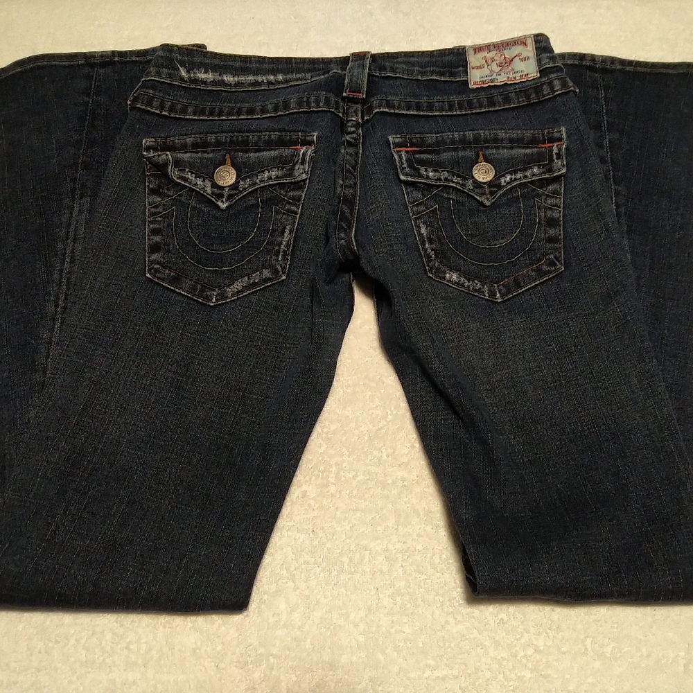 True Religion Wide Leg Jeans Style Joey - Size 28